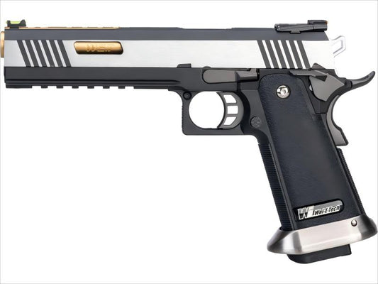 WE Hi-Capa 6inch IREX GBB Pistol (Full Auto Version / 2-Tone / Gold Barrel)