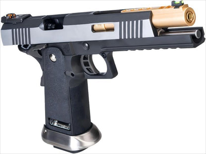 WE Hi-Capa 6inch IREX GBB Pistol (Full Auto Version / 2-Tone / Gold Barrel)