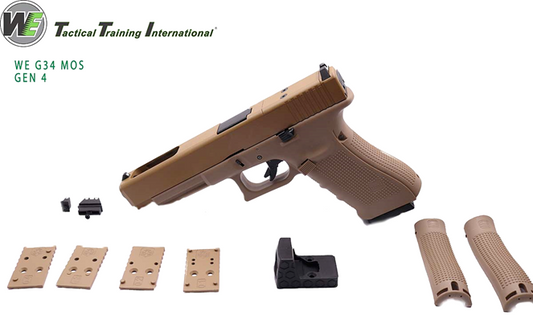 WE G34 Gen.4 Modular Optic System Gas Blow Back (TAN)