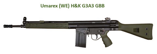 Umarex (WE) H&K G3A3 Gas Blow Back (OD)