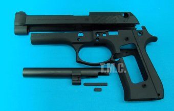 Prime Aluminium Conversion Kit for WA Beretta M92FS(Matt Black)