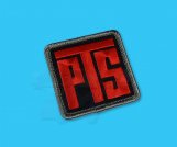 Magpul PTS Logo Patch(Red/Black)