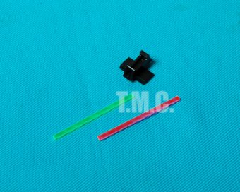 Airsoft Surgeon Glow Steel Front Sight for Marui Hi-capa 5.1/ 4.3 / M9 Tactical