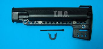 First Factory Fixed Power Source Stock for M4/M16 AEG(Black)