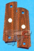 Altamont S&W M1911A1 Government Wooden Grip Panel Full Checker (Rose)