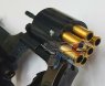 Marushin Mateba 6mm X-Cartridge Gas Revolver 4inch (Matt Black & Wood Grip) (Black)