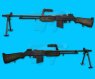 AY Metal M1918 Browning Automatic Rifle(BAR) AEG(Wood Version)