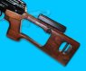 King Arms Kalashikov Sniper with Scope AEG EBB (Wood Version)