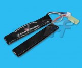 King Arms 7.4V 1100mAh 15C Twins Type Lithium Battery