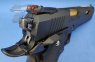 WE Hi-Capa 6inch IREX GBB Pistol (Full Auto version / Black / Gold Barrel)