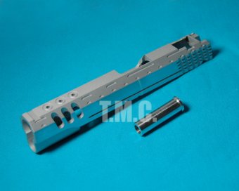 Creation Aluminum Slide for Hi-Capa 5.1 & M1911A1 - Shuey Custom Hexagonal(Silver)