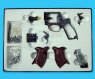 Marushin 8mm 2inch Police Revolver X Cartridge Kit(Black)