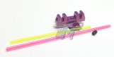 LA Capa S1 Fiber Optic Front Sight For Marui Hi-Capa 4.3/5.1 (Purple)