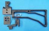 SLR Airsoftworks AK Billet Stock with Folding and Fixed Stock Adaptors for Marui AKM Gas Blow Back