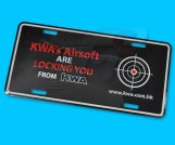 KWA DECO Car Licence Plate - Locking You