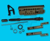 Proud Model 50 M4 Tactical Rail with 10.5inch Outer Barrel Set(Dark Earth)