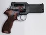 Marushin Mateba 6mm X-Cartridge Gas Revolver 4inch (Heavy Weight & Wood Grip) (Black)