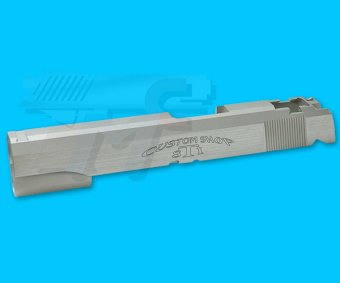 Creation Aluminum Standard Slide for Marui Hi-Capa 5.1(STI Custom, Silver)