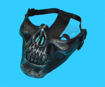 DD Skull Plastic Half Mask(BK & SV)