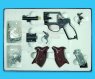 Marushin 8mm 3inch Police Revolver X Cartridge Kit(Black)