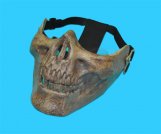 DD Skull Plastic Half Mask (TAN)