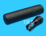 DYTAC SCAR QD Silencer with SCAR Flashider(14mm+)(Black)
