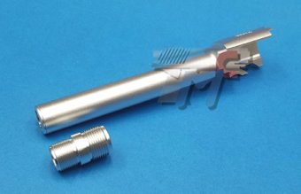 Nine Ball Metal Outer Barrel S.A.S. Type for Marui M&P9L (Silver)