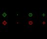DD Four Pattern Red/Green Dot Scope(Circle Glass)
