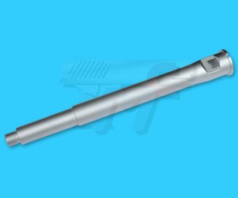 G&P 10inch Aluminum Outer Barrel for WA M4 GBB(Silver)