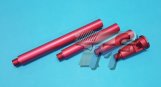 Tokyo Arms Multi-Length CNC Outer Barrel for WA M4 GBB (14mm-) (Red)