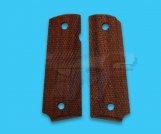 CAW Wood Grip for M1911 Series(Checker)