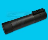 King Arms Power Up Carbon Fiber Silencer for KSC MP9/TP9 GBB