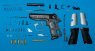 Marushin Wather PPK/s Center Fire Model Gun Kit(Black)