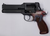 Marushin Mateba 6mm X-Cartridge Gas Revolver 5inch (Heavy Weight & Wood Grip) (Black)