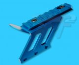 DD C-MOR Scope Mount with Top Rail Version 4(Blue)